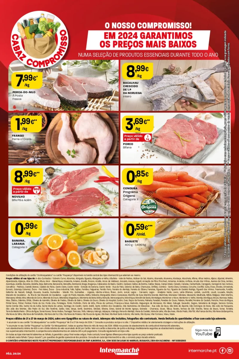 Antevis&atilde;o Folheto Intermarch&eacute; (21 a 27 mar&ccedil;o)