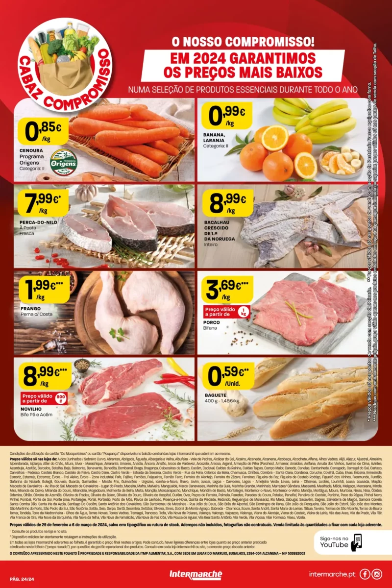 Antevis&atilde;o Folheto Intermarch&eacute; (29 fevereiro a 6 mar&ccedil;o)