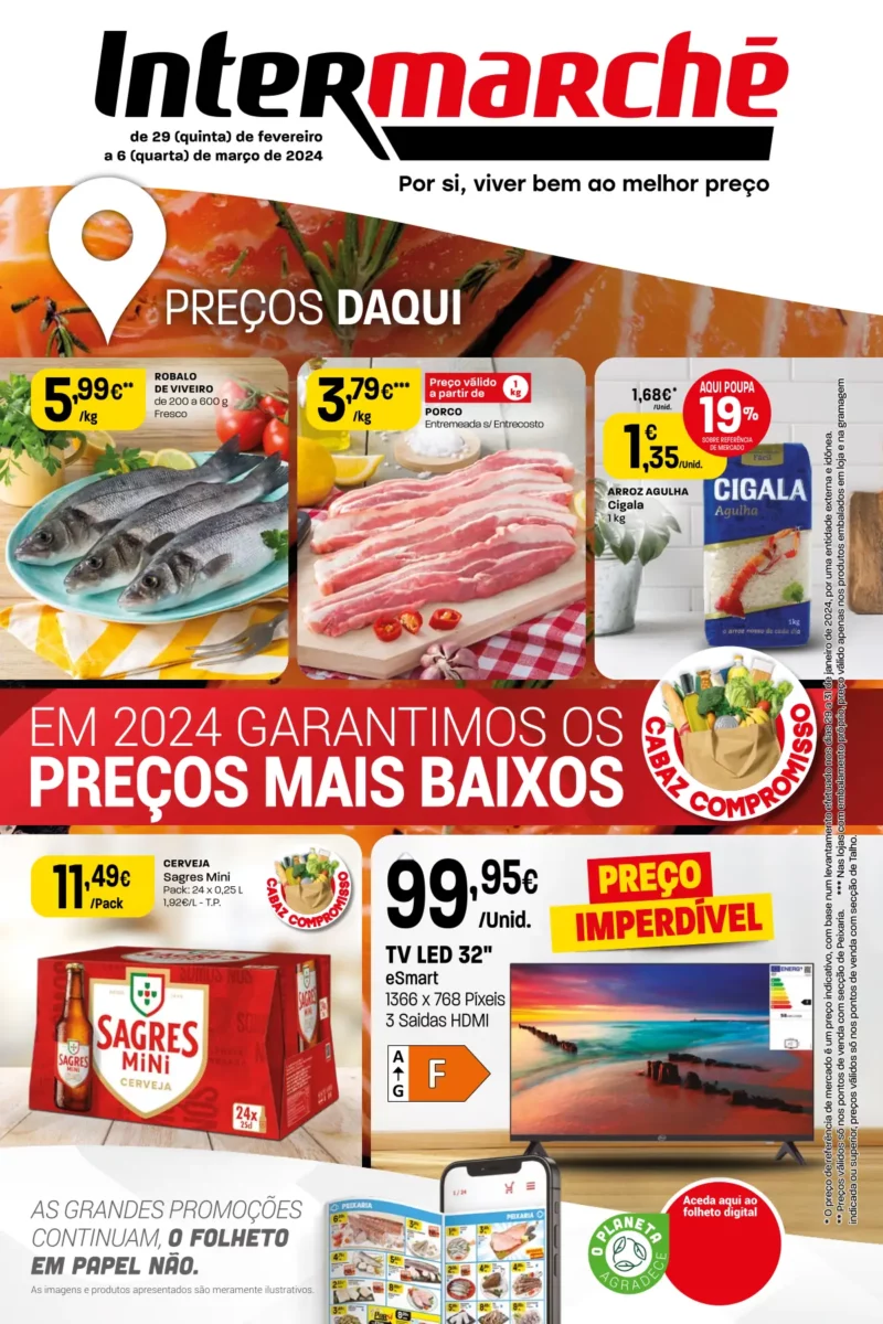 Antevis&atilde;o Folheto Intermarch&eacute; (29 fevereiro a 6 mar&ccedil;o)