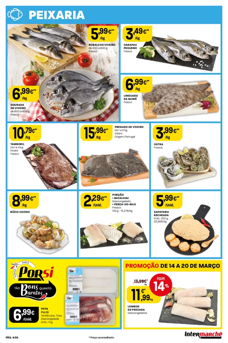 Antevis&atilde;o Folheto Intermarch&eacute; (14 a 20 mar&ccedil;o)