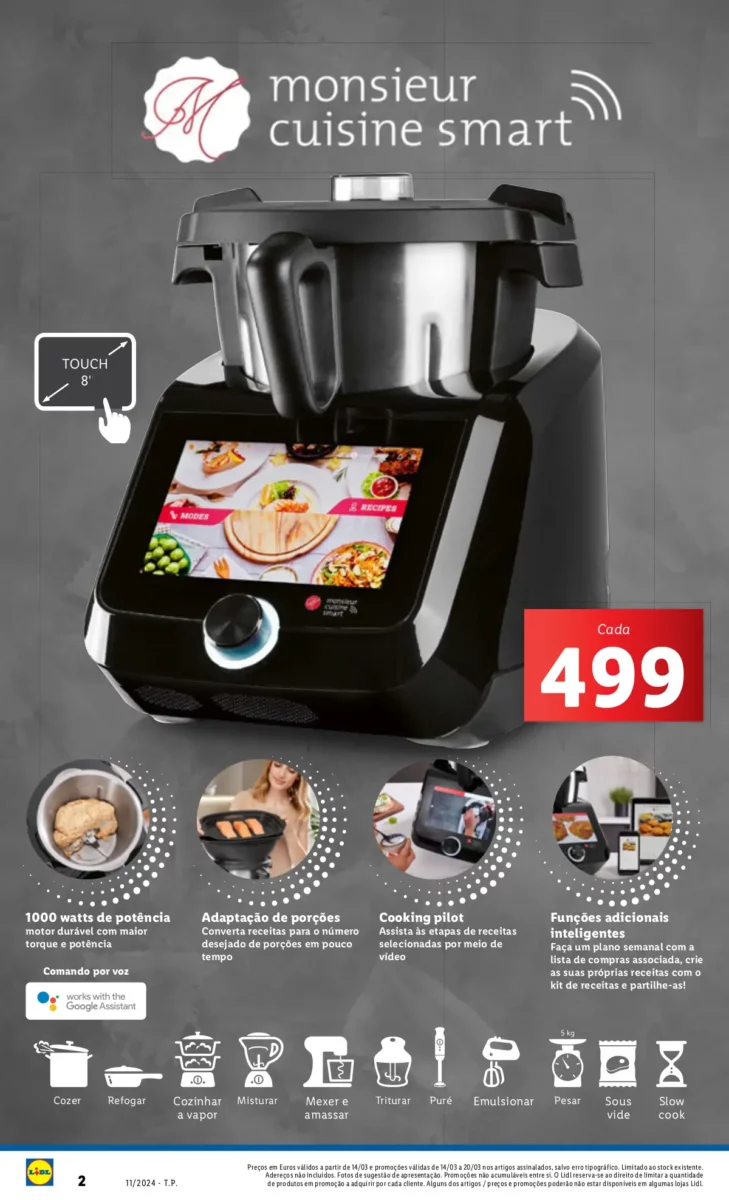 Antevis&atilde;o Folheto LiDL Novidades (a partir de 14 mar&ccedil;o)