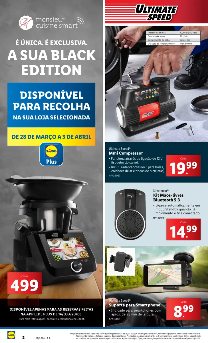 Antevis&atilde;o Folheto LiDL Novidades (a partir de 28 mar&ccedil;o)