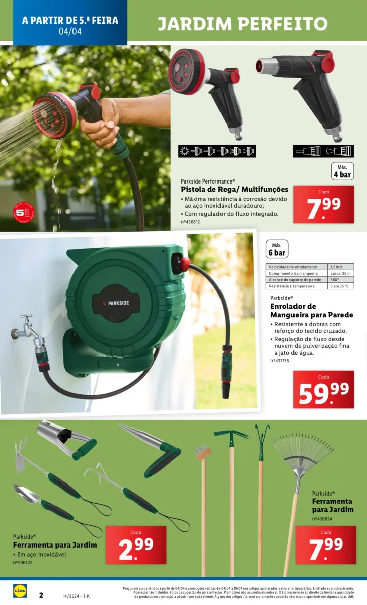 Antevis&atilde;o Folheto LiDL Novidades (a partir de 4 abril)