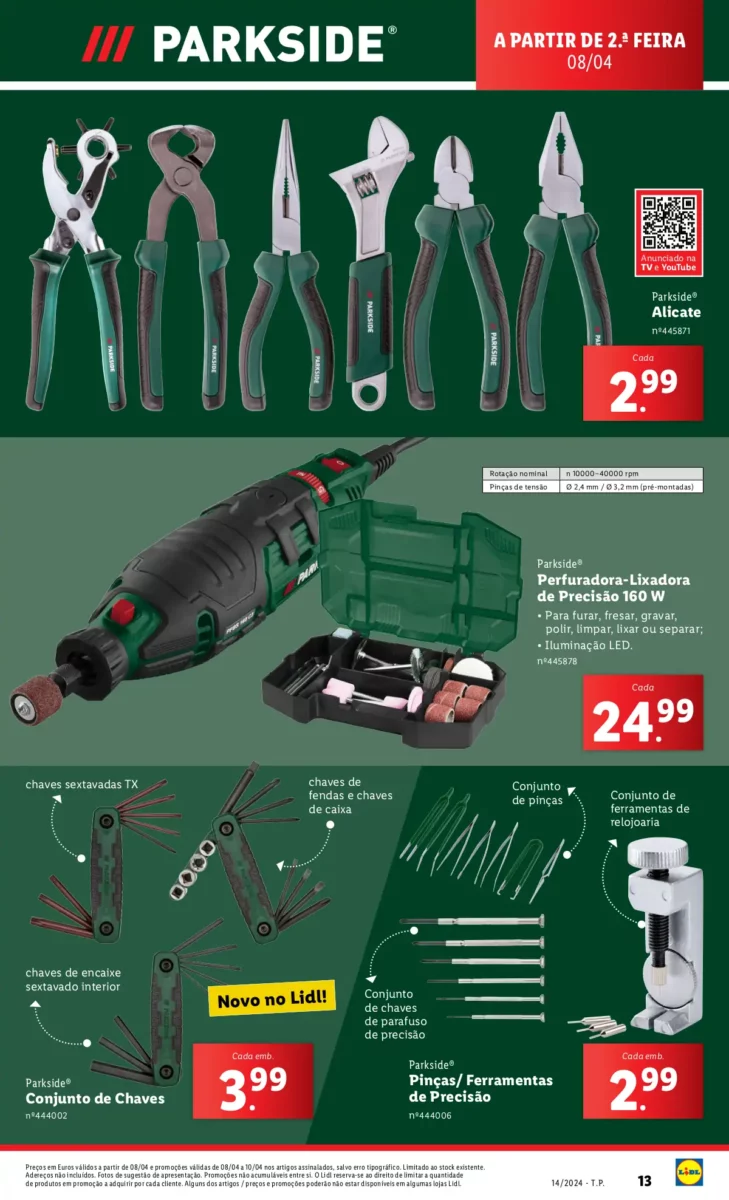 Antevis&atilde;o Folheto LiDL Novidades (a partir de 4 abril)