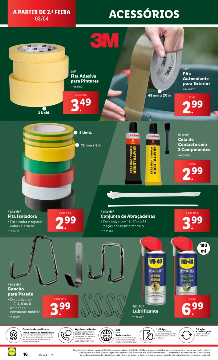 Antevis&atilde;o Folheto LiDL Novidades (a partir de 4 abril)