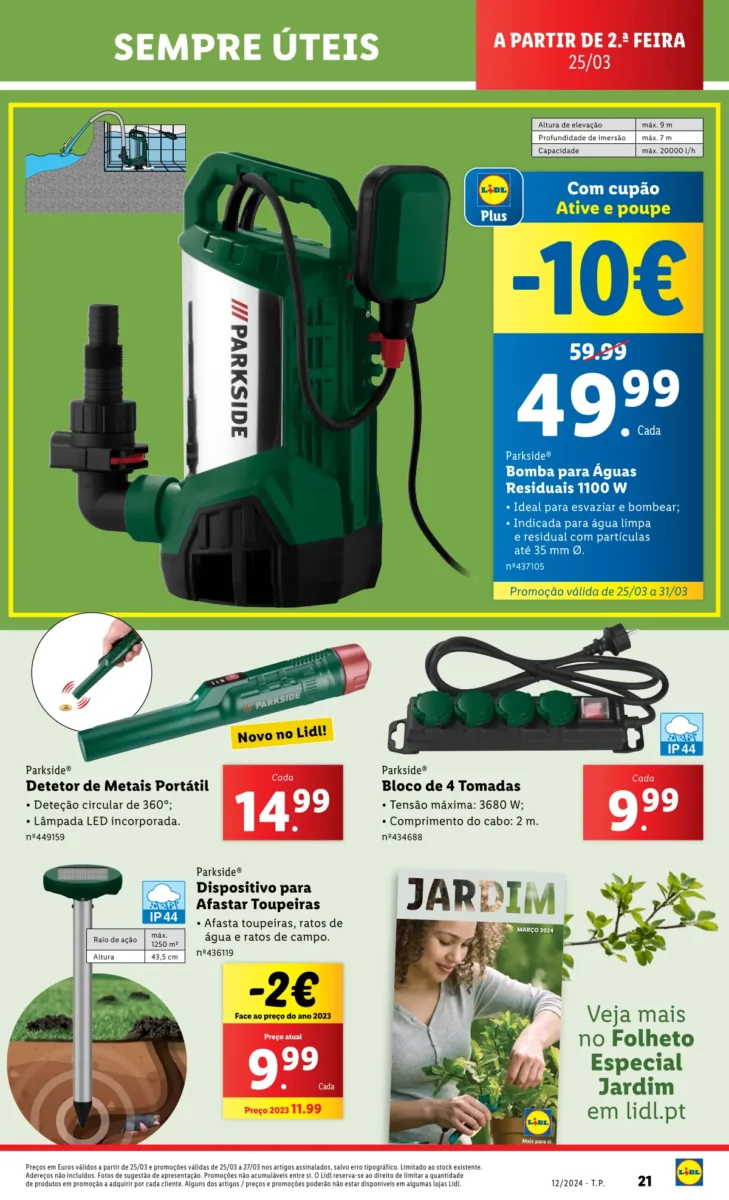 Antevis&atilde;o Folheto LiDL Novidades (a partir de 21 mar&ccedil;o)