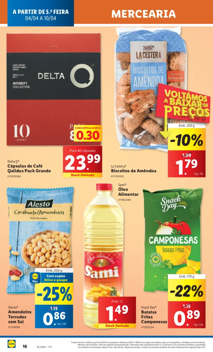 Antevis&atilde;o Folheto LiDL Novidades (a partir de 4 abril)