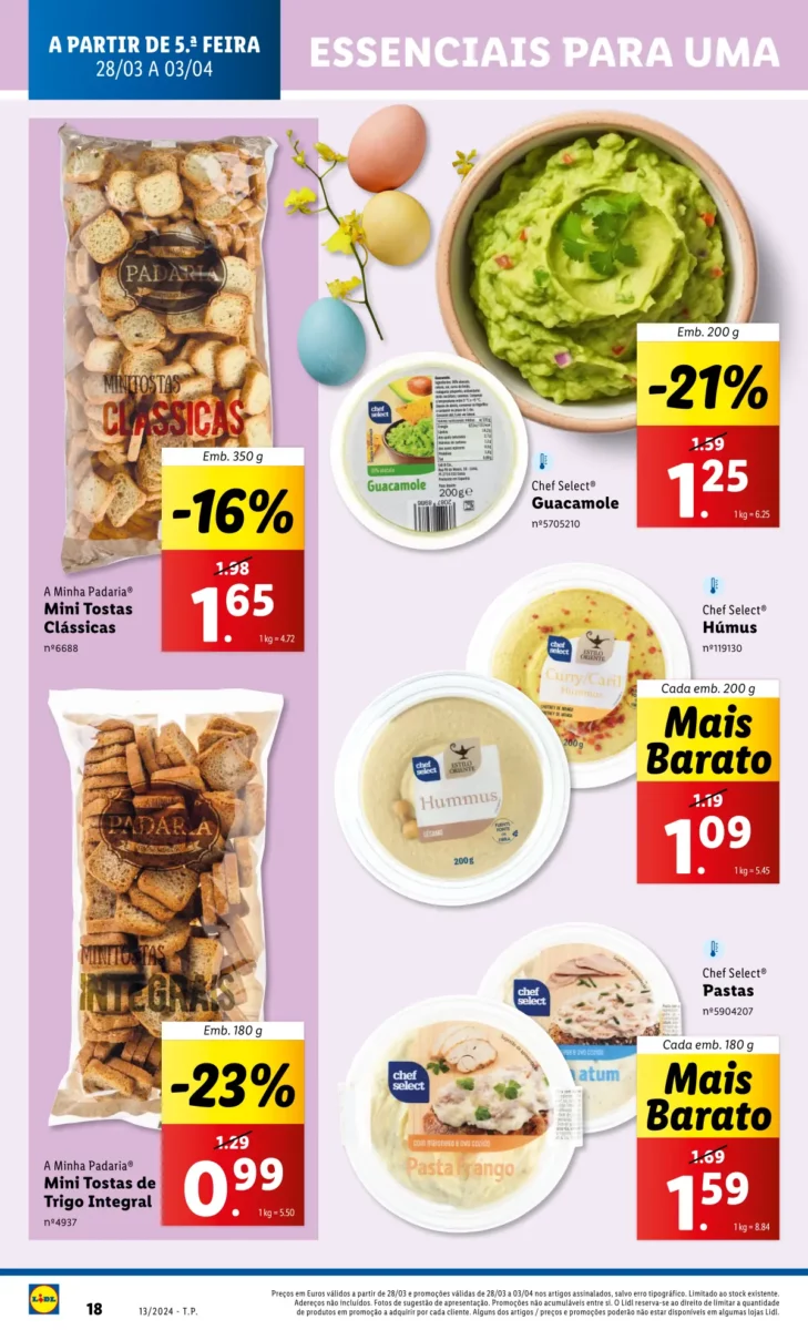 Antevis&atilde;o Folheto LiDL Novidades (a partir de 28 mar&ccedil;o)