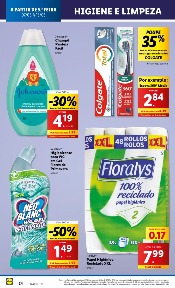 Antevis&atilde;o Folheto LiDL Novidades (a partir de 7 mar&ccedil;o)