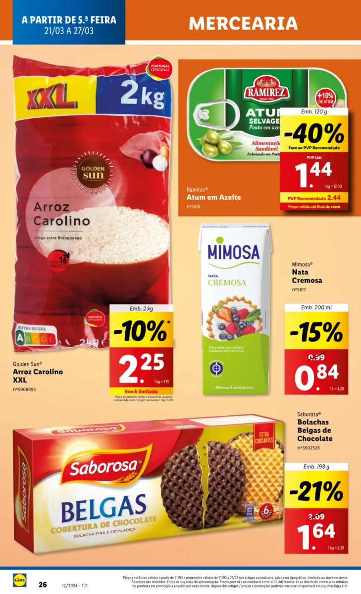 Antevis&atilde;o Folheto LiDL Novidades (a partir de 21 mar&ccedil;o)