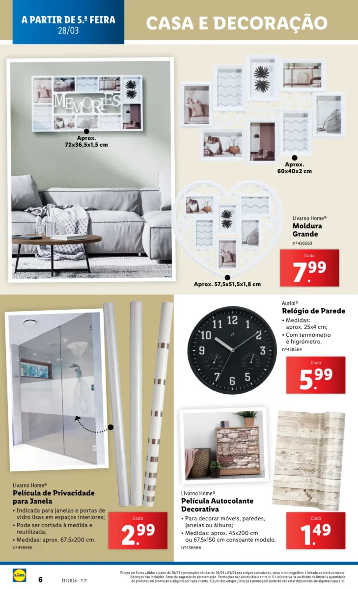 Antevis&atilde;o Folheto LiDL Novidades (a partir de 28 mar&ccedil;o)