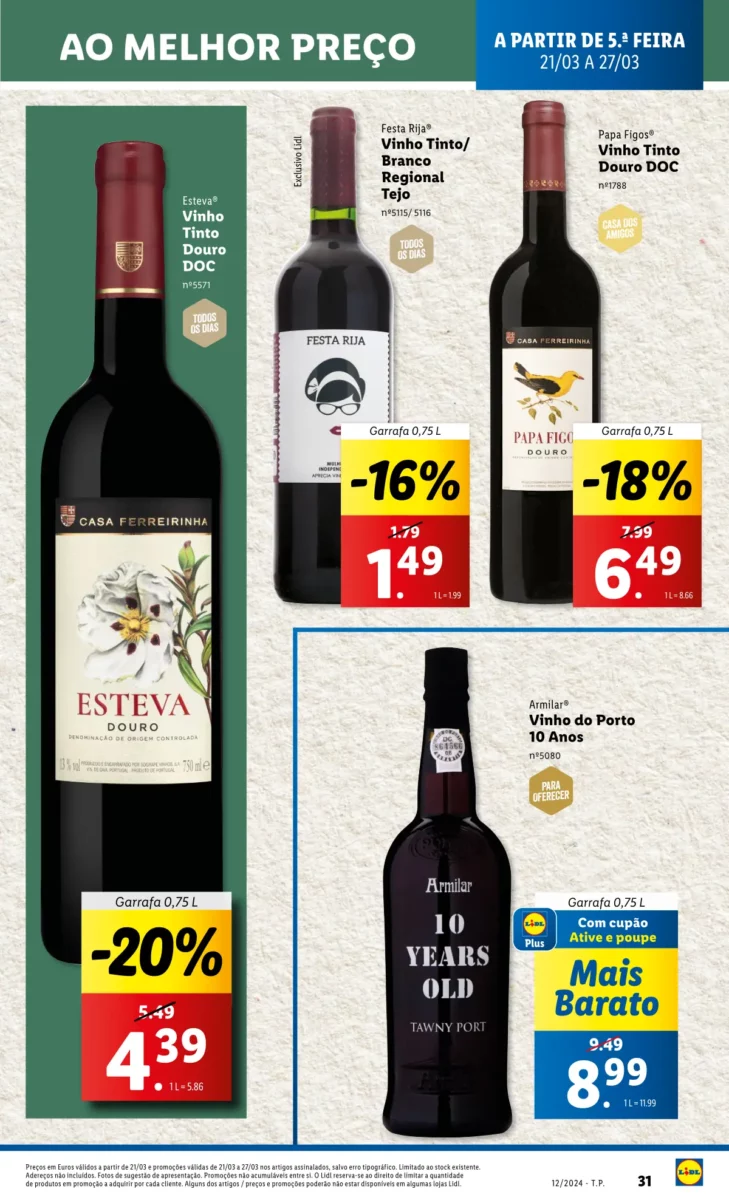 Antevis&atilde;o Folheto LiDL Promo&ccedil;&otilde;es (21 a 27 mar&ccedil;o)