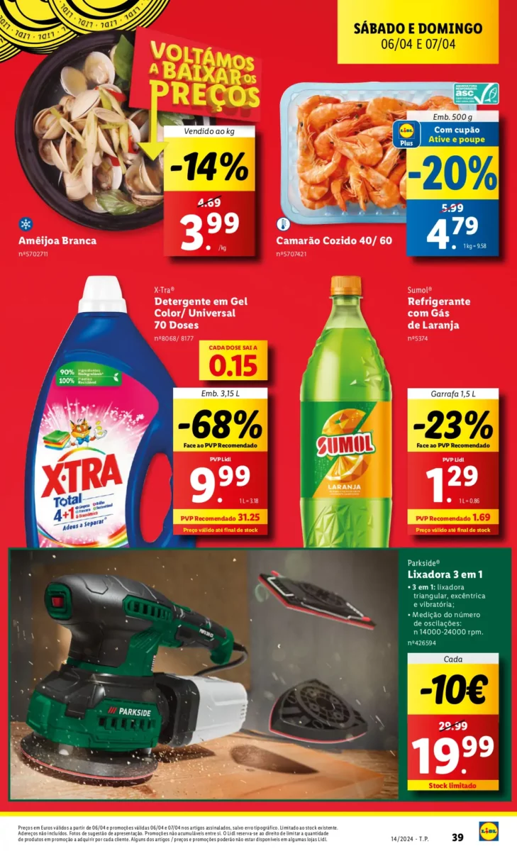 Antevis&atilde;o Folheto LiDL Novidades (a partir de 4 abril)