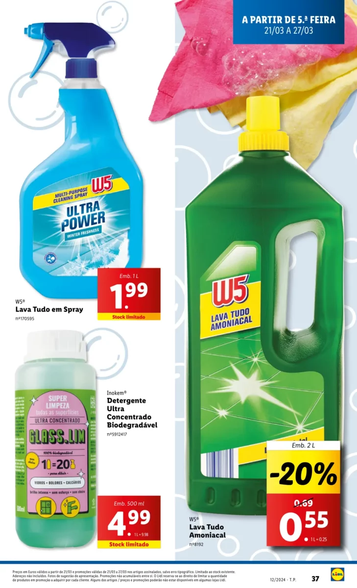 Antevis&atilde;o Folheto LiDL Promo&ccedil;&otilde;es (21 a 27 mar&ccedil;o)