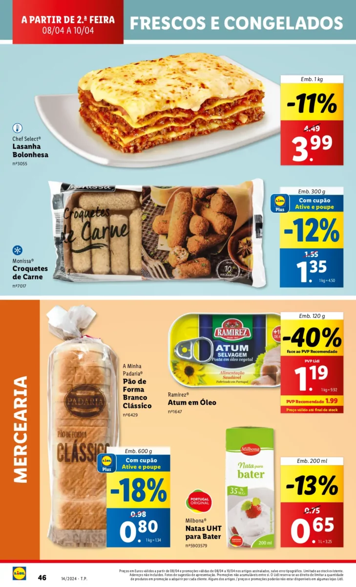Antevis&atilde;o Folheto LiDL Novidades (a partir de 4 abril)