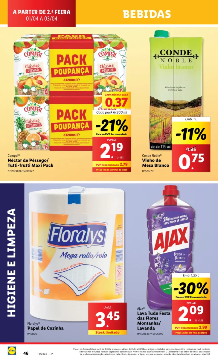 Antevis&atilde;o Folheto LiDL Novidades (a partir de 28 mar&ccedil;o)