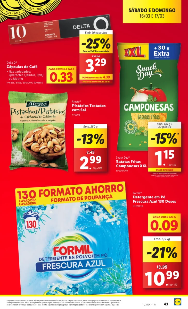 Antevis&atilde;o Folheto LiDL Fim-de-semana (16 e 17 mar&ccedil;o)