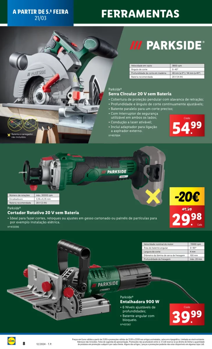 Antevis&atilde;o Folheto LiDL Novidades (a partir de 21 mar&ccedil;o)