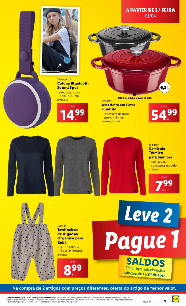 Antevis&atilde;o Folheto LiDL Novidades (a partir de 28 mar&ccedil;o)