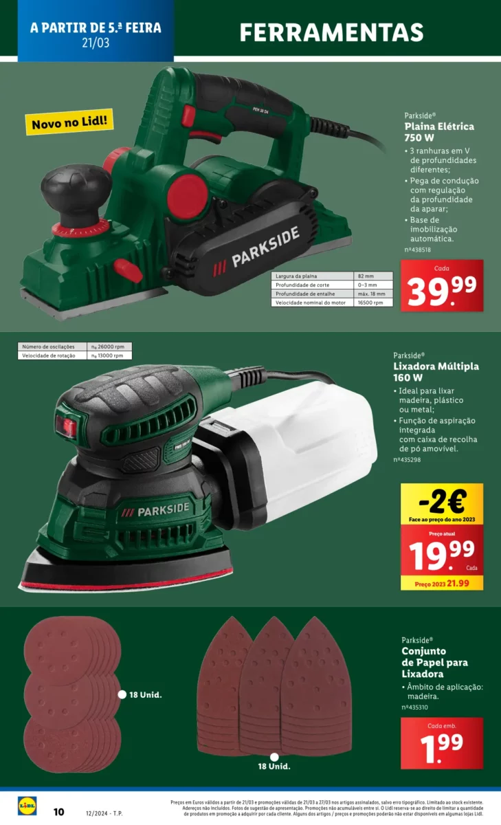 Antevis&atilde;o Folheto LiDL Novidades (a partir de 21 mar&ccedil;o)