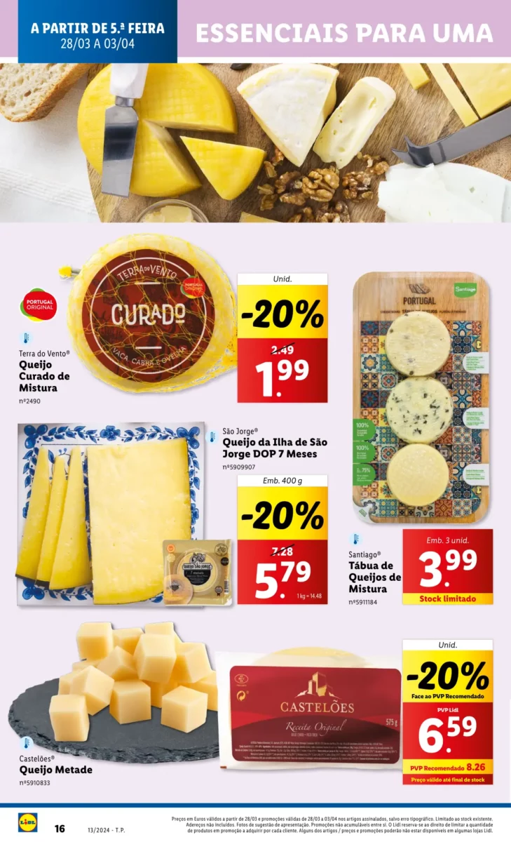 Antevis&atilde;o Folheto LiDL Promo&ccedil;&otilde;es (28 mar&ccedil;o a 3 abril)