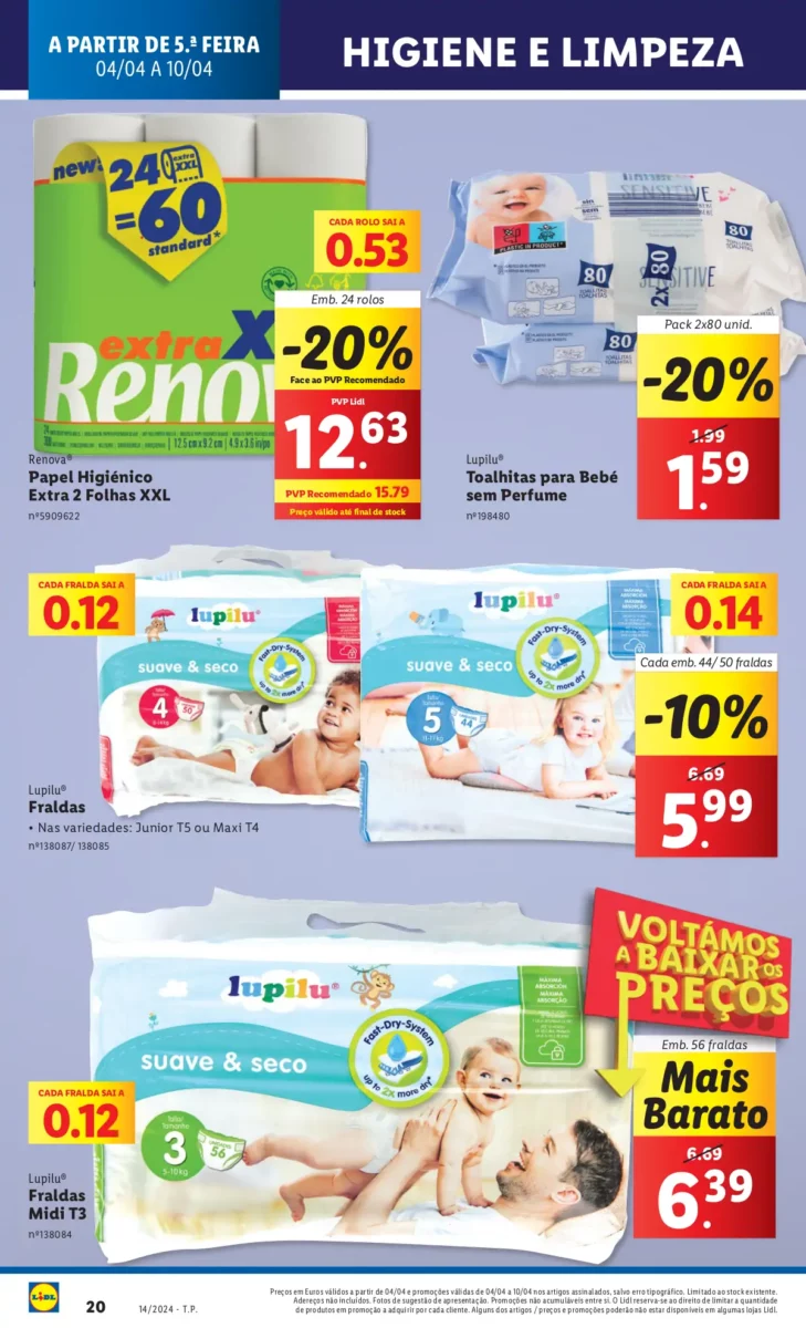 Antevis&atilde;o Folheto LiDL Promo&ccedil;&otilde;es (4 a 10 abril)
