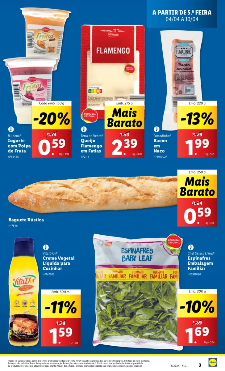 Antevis&atilde;o Folheto LiDL Promo&ccedil;&otilde;es (4 a 10 abril)