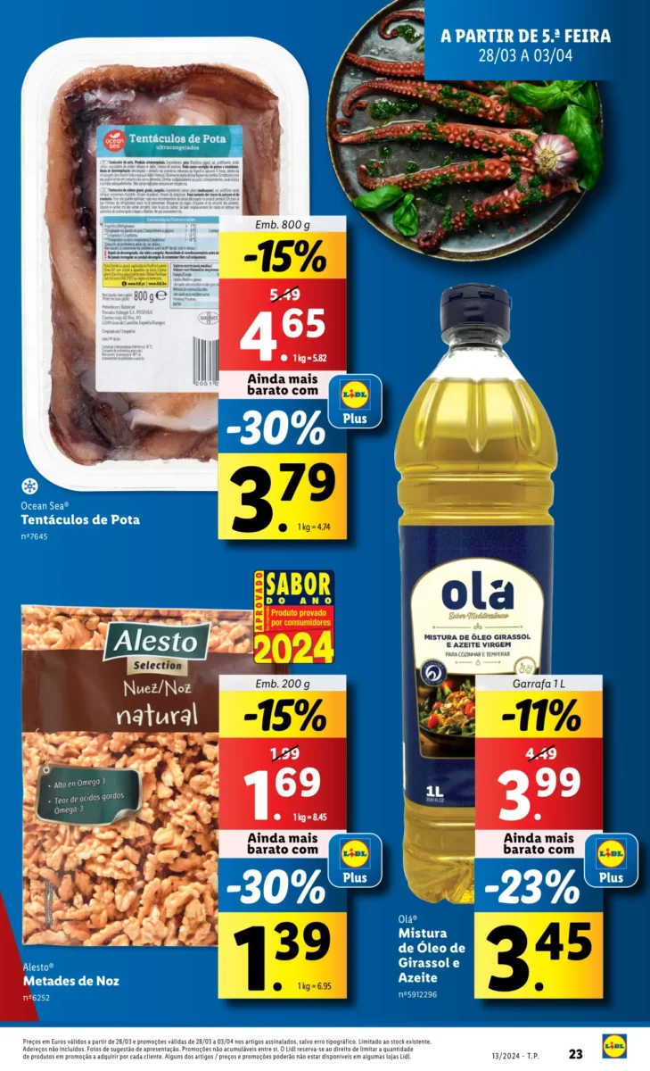 Antevis&atilde;o Folheto LiDL Promo&ccedil;&otilde;es (28 mar&ccedil;o a 3 abril)