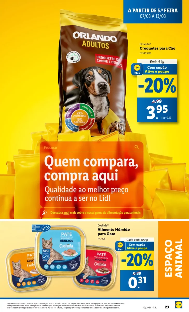 Anteivs&atilde;o Folheto LiDL Promo&ccedil;&otilde;es (7 a 13 mar&ccedil;o)