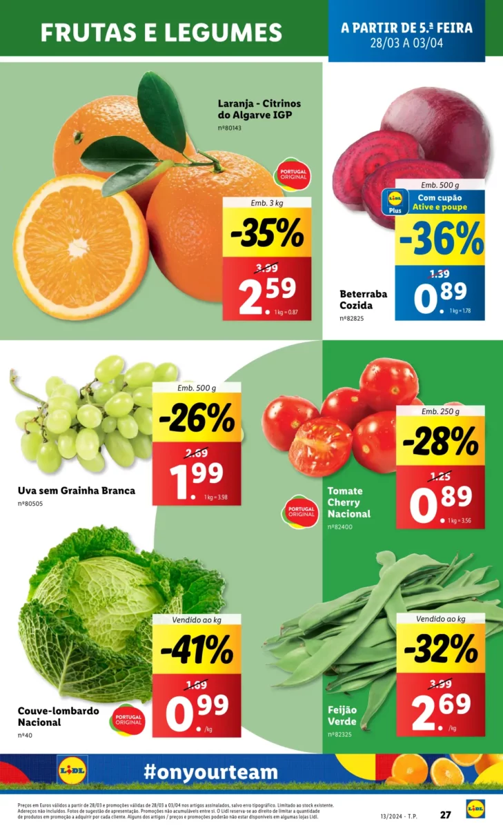Antevis&atilde;o Folheto LiDL Promo&ccedil;&otilde;es (28 mar&ccedil;o a 3 abril)