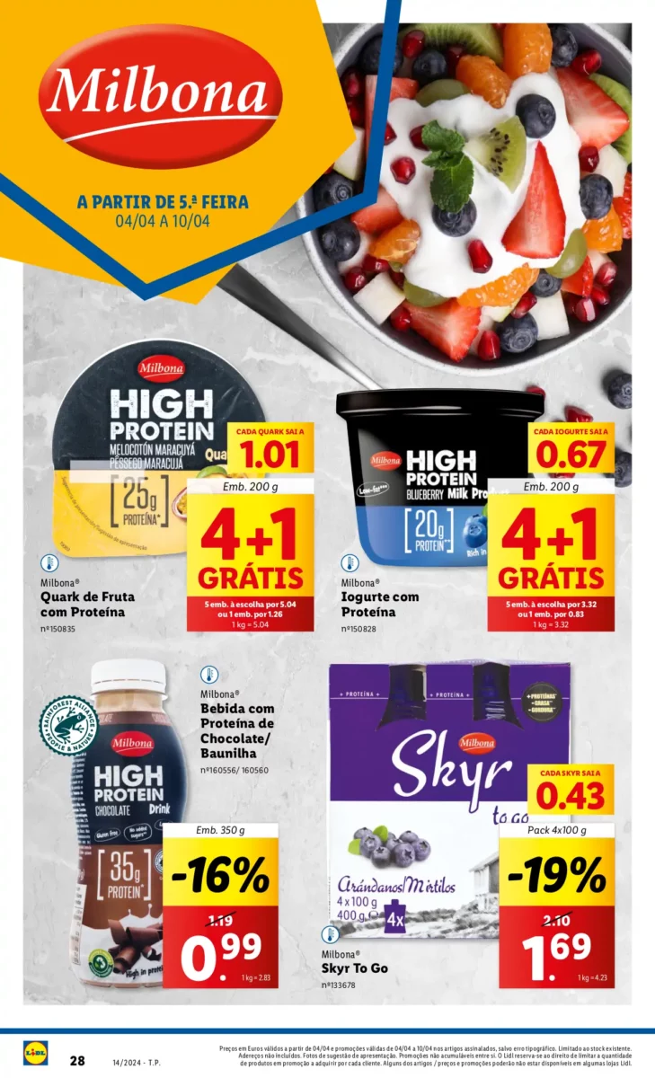 Antevis&atilde;o Folheto LiDL Promo&ccedil;&otilde;es (4 a 10 abril)