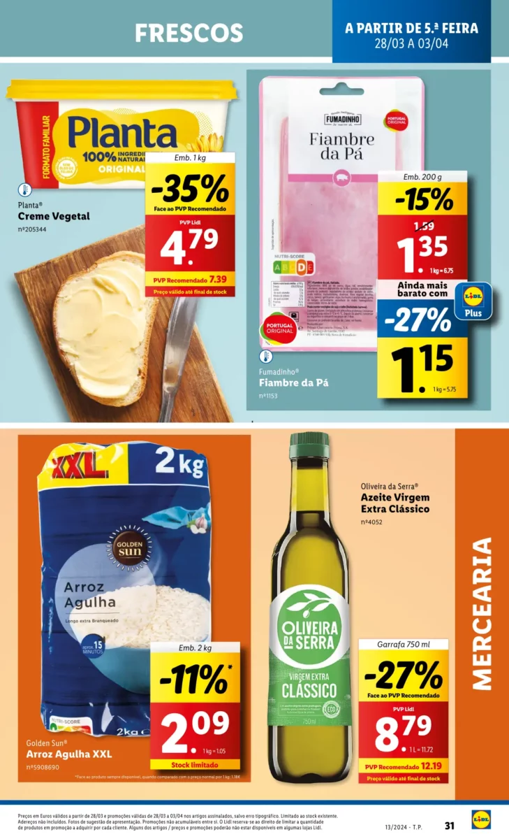 Antevis&atilde;o Folheto LiDL Promo&ccedil;&otilde;es (28 mar&ccedil;o a 3 abril)