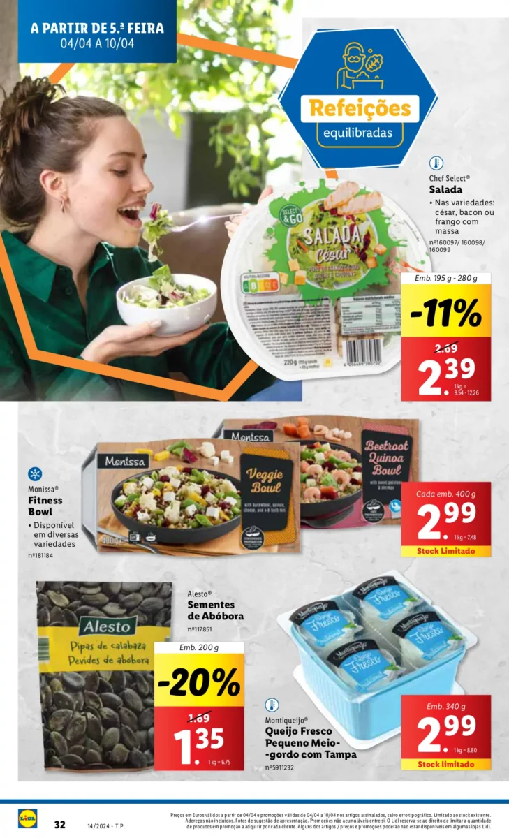 Antevis&atilde;o Folheto LiDL Promo&ccedil;&otilde;es (4 a 10 abril)