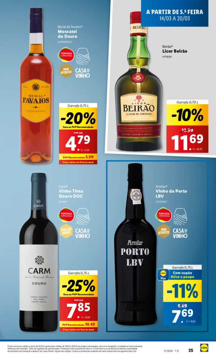 Antevis&atilde;o Folheto LiDL Promo&ccedil;&otilde;es (14 a 20 mar&ccedil;o)