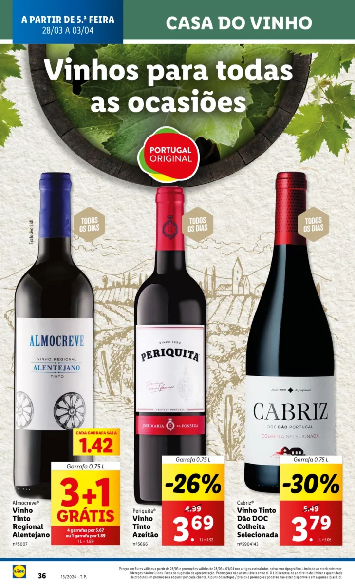Antevis&atilde;o Folheto LiDL Promo&ccedil;&otilde;es (28 mar&ccedil;o a 3 abril)