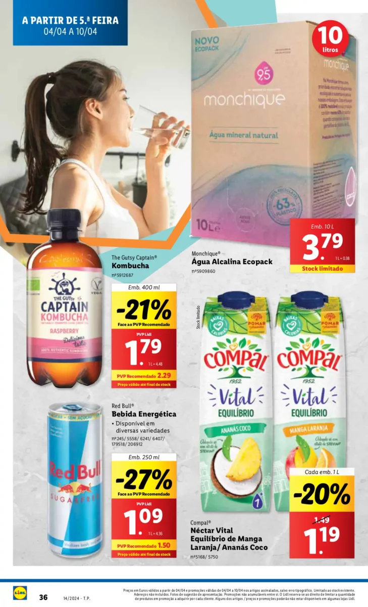 Antevis&atilde;o Folheto LiDL Promo&ccedil;&otilde;es (4 a 10 abril)