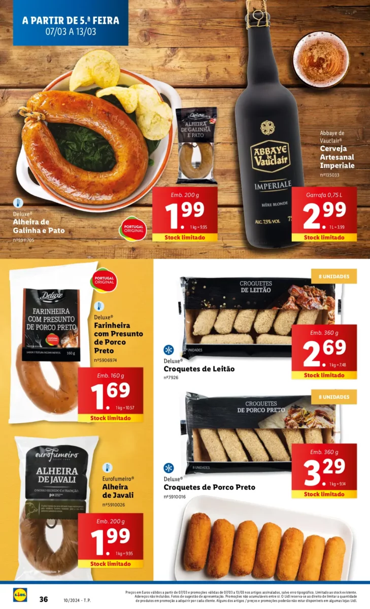 Anteivs&atilde;o Folheto LiDL Promo&ccedil;&otilde;es (7 a 13 mar&ccedil;o)