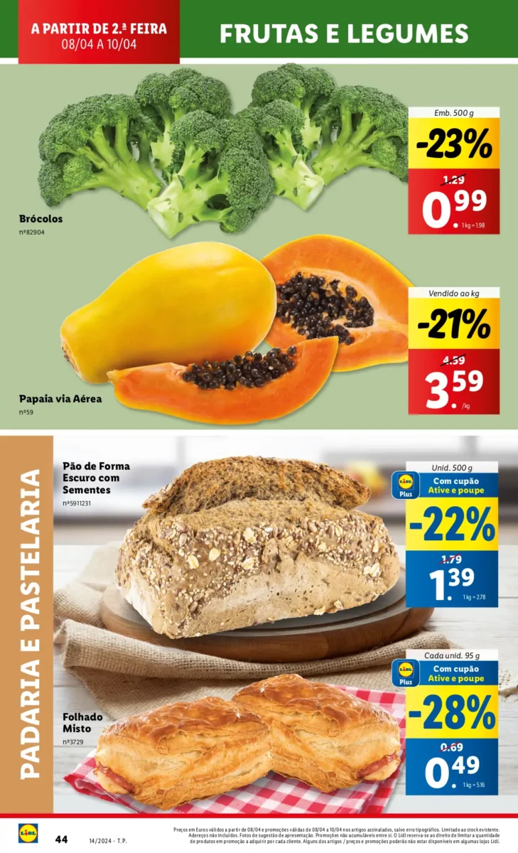 Antevis&atilde;o Folheto LiDL Promo&ccedil;&otilde;es (4 a 10 abril)