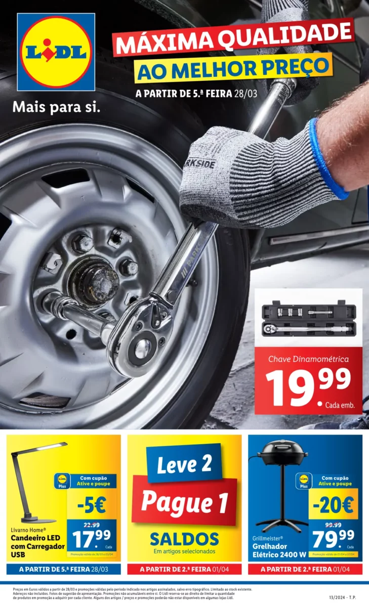 Antevis&atilde;o Folheto LiDL Promo&ccedil;&otilde;es (28 mar&ccedil;o a 3 abril)