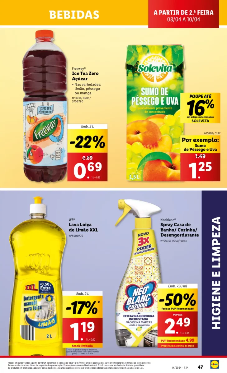 Antevis&atilde;o Folheto LiDL Promo&ccedil;&otilde;es (4 a 10 abril)