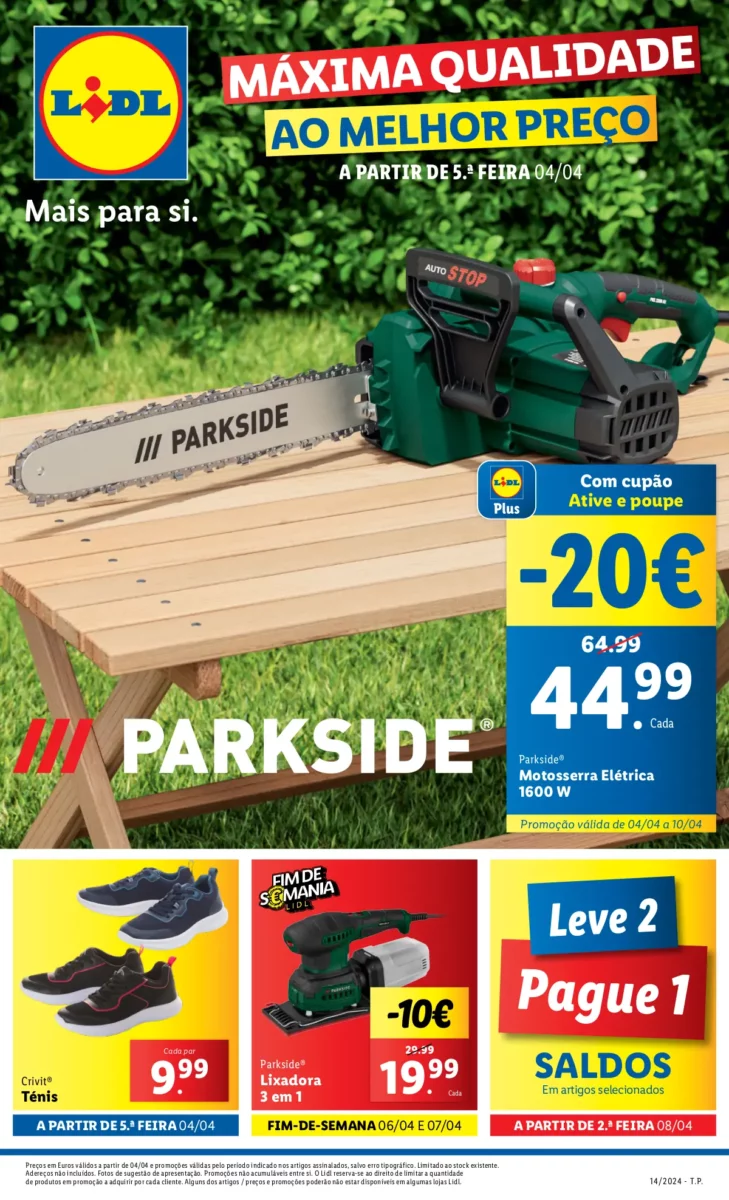 Antevis&atilde;o Folheto LiDL Promo&ccedil;&otilde;es (4 a 10 abril)