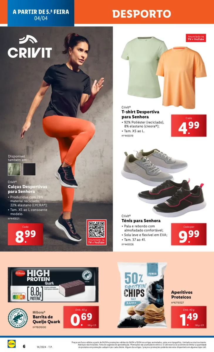 Antevis&atilde;o Folheto LiDL Promo&ccedil;&otilde;es (4 a 10 abril)