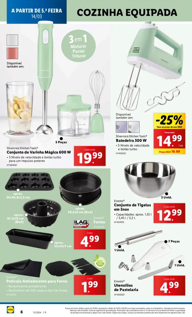 Antevis&atilde;o Folheto LiDL Promo&ccedil;&otilde;es (14 a 20 mar&ccedil;o)