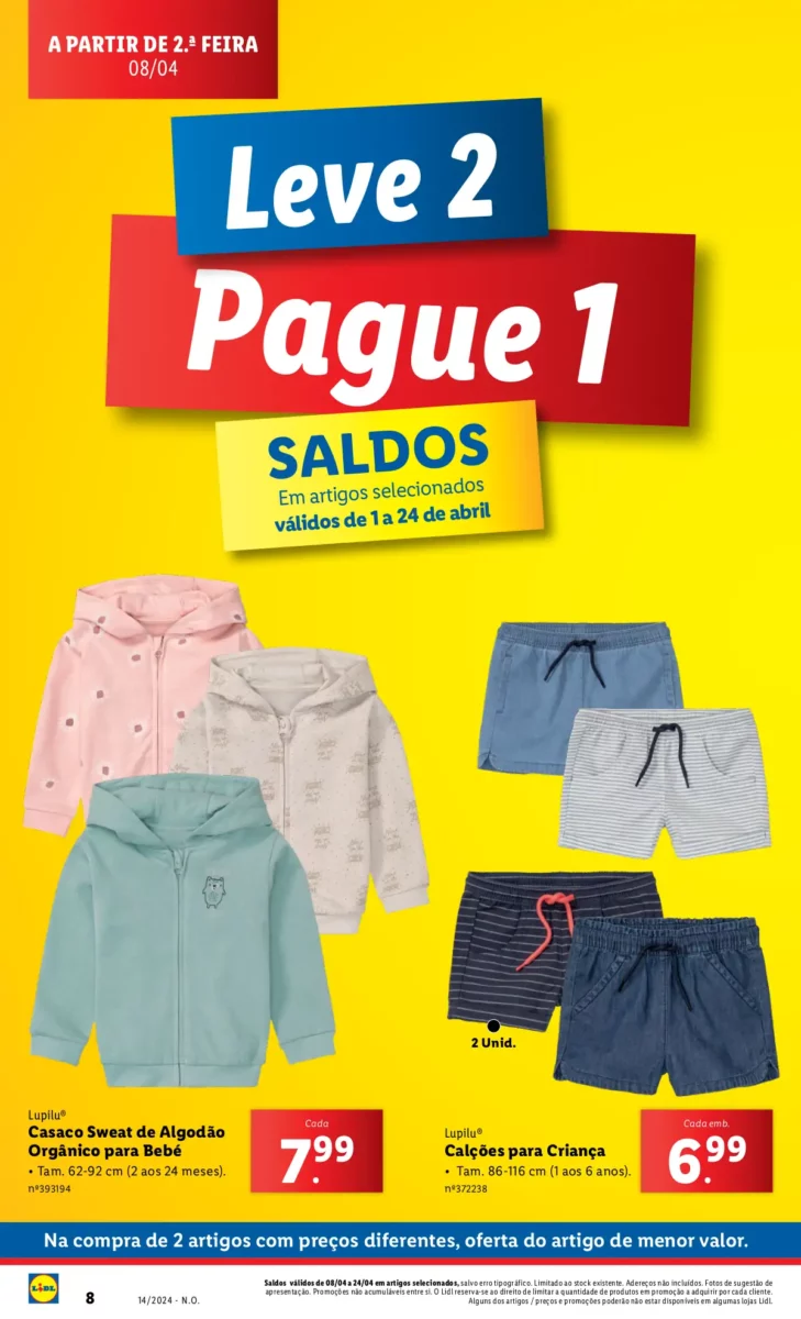 Antevis&atilde;o Folheto LiDL Promo&ccedil;&otilde;es (4 a 10 abril)