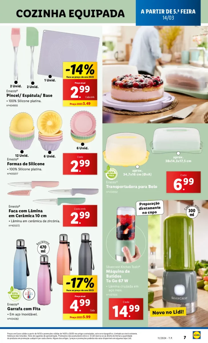 Antevis&atilde;o Folheto LiDL Promo&ccedil;&otilde;es (14 a 20 mar&ccedil;o)