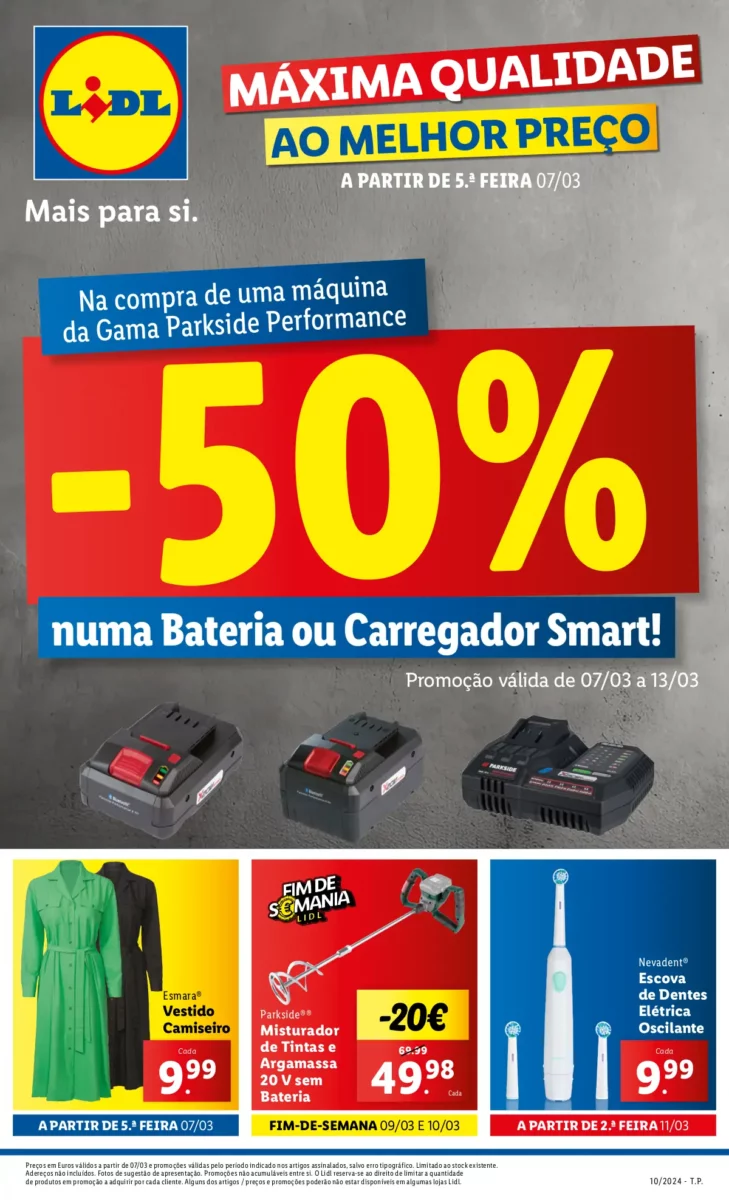 Anteivs&atilde;o Folheto LiDL Promo&ccedil;&otilde;es (7 a 13 mar&ccedil;o)