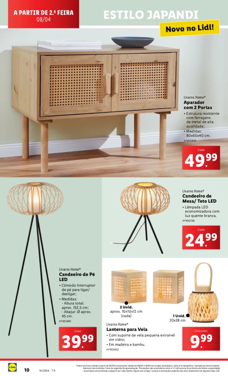 Antevis&atilde;o Folheto LiDL Promo&ccedil;&otilde;es (4 a 10 abril)