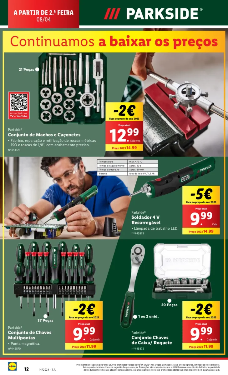 Antevis&atilde;o Folheto LiDL Promo&ccedil;&otilde;es (4 a 10 abril)