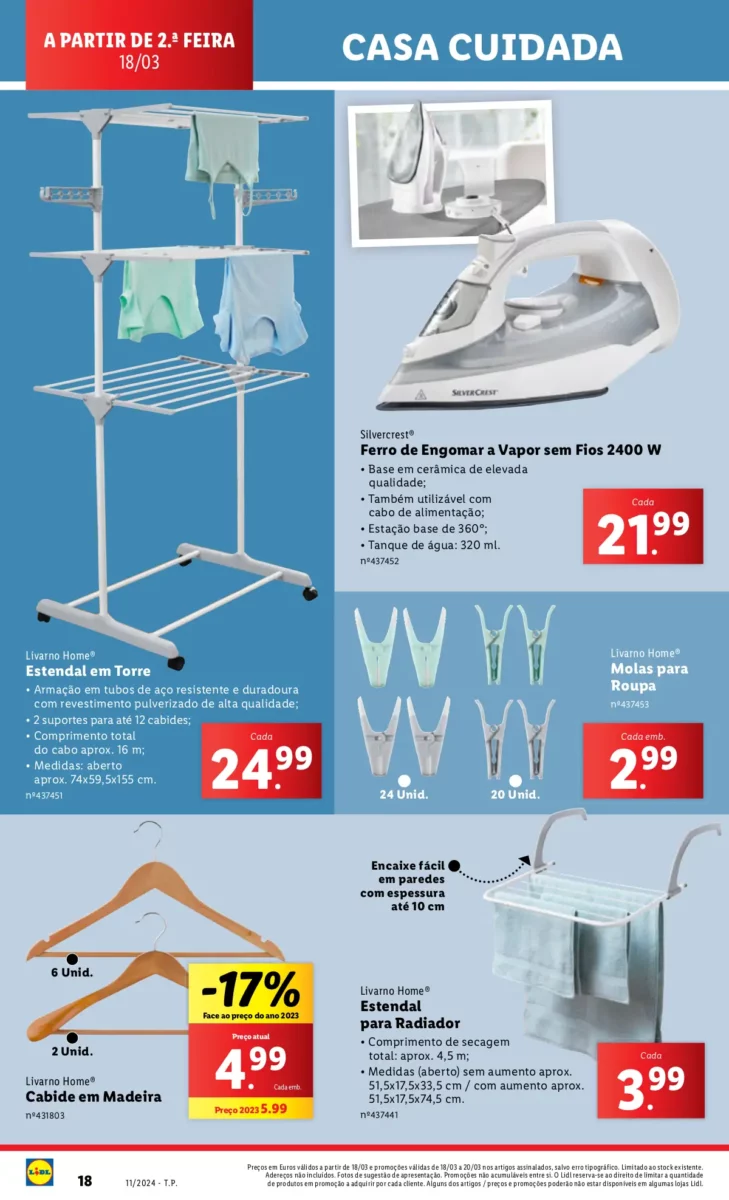 Antevis&atilde;o Folheto LiDL Promo&ccedil;&otilde;es (14 a 20 mar&ccedil;o)