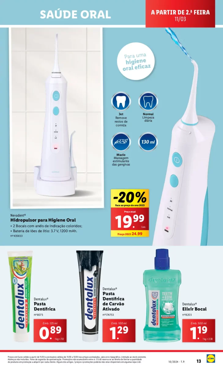 Anteivs&atilde;o Folheto LiDL Promo&ccedil;&otilde;es (7 a 13 mar&ccedil;o)